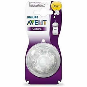 Avent natural 0m+ teats / nipple