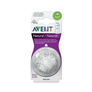 Avent natural 1m+ teats / nipple