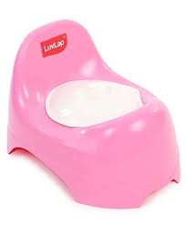 LuvLap Potty Trainer Chair With Lid - Pink