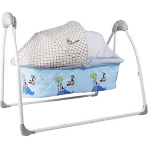 R for Rabbit Lullabies Automatic Swing Cradle - Blue