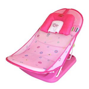 Luvlap baby bather pink ocean