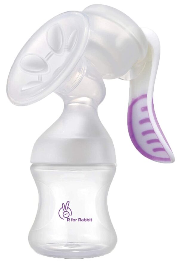 R for rabbit most safe and comfortable breast pump (Purple)