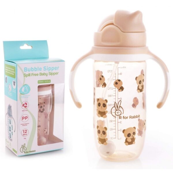R For Rabbit – Bubble Sipper Bottle (Yellow)