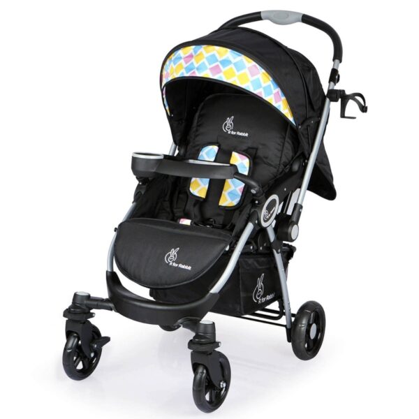 R For Rabbit – Chocolate Ride Stroller (Black Multi)