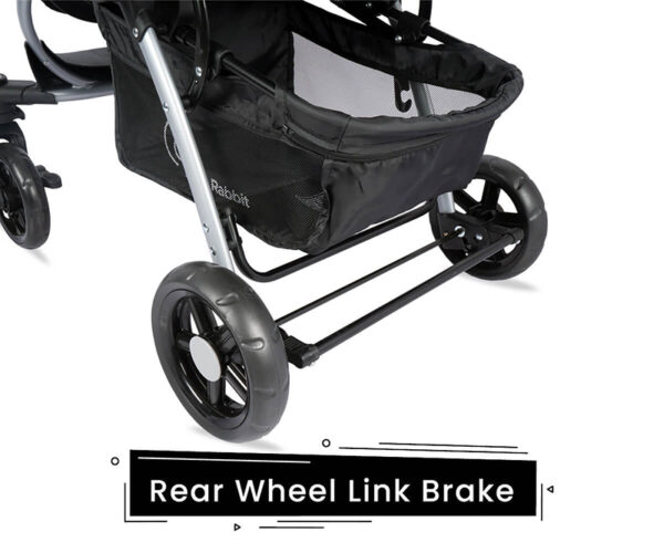 R For Rabbit – Rock N Roll Stroller (Black) - Image 2