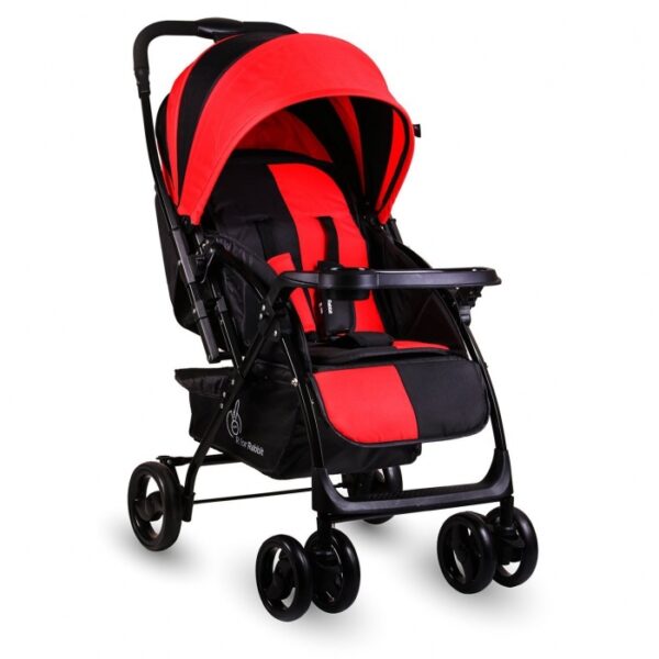 R For Rabbit – Cuppy Cake Grand Stroller (Red Black)