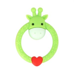 R For Rabbit – Giraffe Teether (Green)