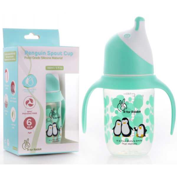 R For Rabbit – Penguin Spout Cup (Green)