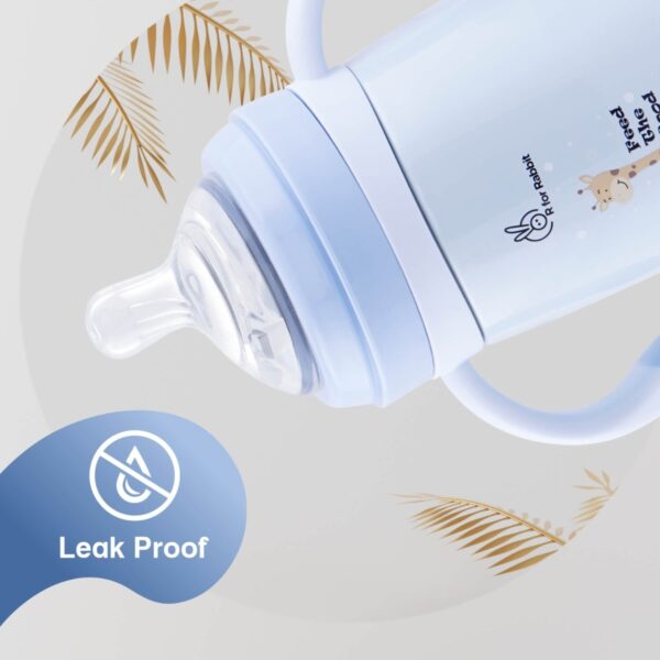 R For Rabbit –  Steebo Giffy SS Feeding Bottle 300 ML (Blue) - Image 7