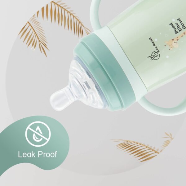 R For Rabbit –  Steebo Giffy SS Feeding Bottle 300 ML (Green) - Image 7