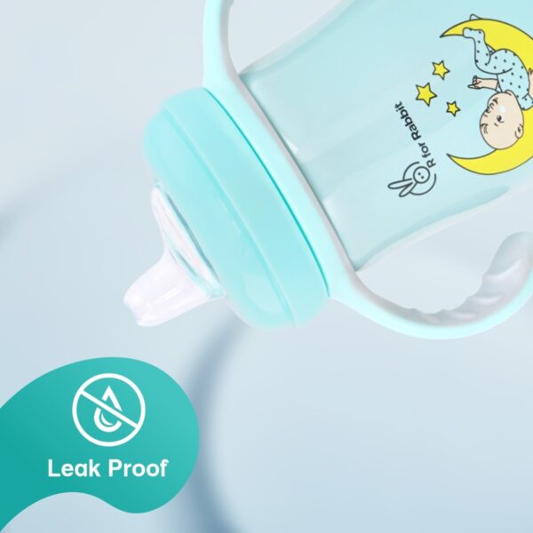 R For Rabbit – Steebo Crecent SS Feeding Bottle 240 ML (Blue) - Image 7