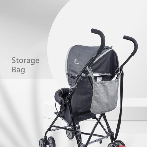 R For Rabbit – Pixie Buggy Stroller (Black Grey) - Image 7