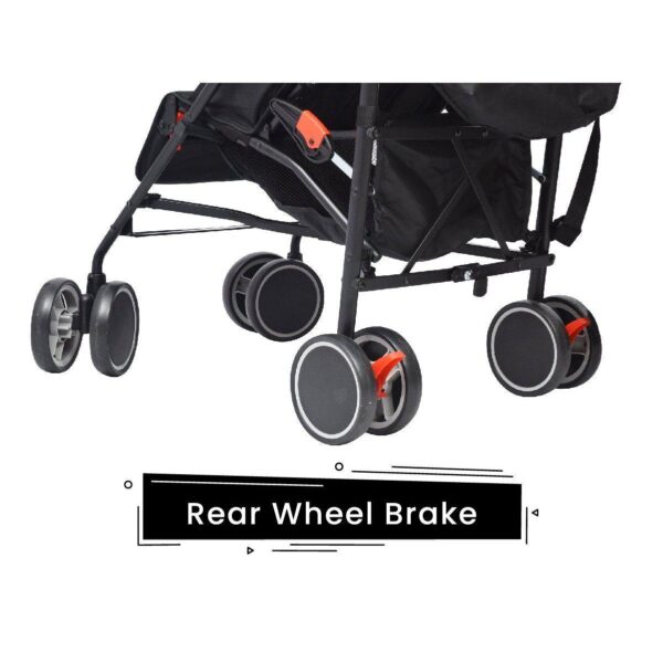 R For Rabbit – Twinkle Twinkle Stroller (Grey Black) - Image 7