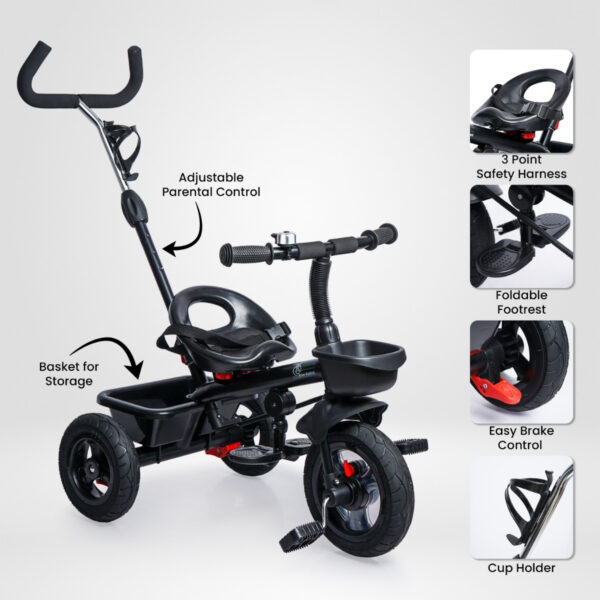 R For Rabbit – Tiny Toes Grand Plus (Black) - Image 2