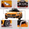 BMW Z4 Battery Operated Ride on Car for Kids (orange) - Image 2