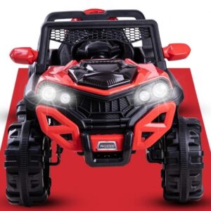 PKQ-6500 Battery Operated Ride on Jeep for Kids 1-6 Years with Safety Belt (RED)