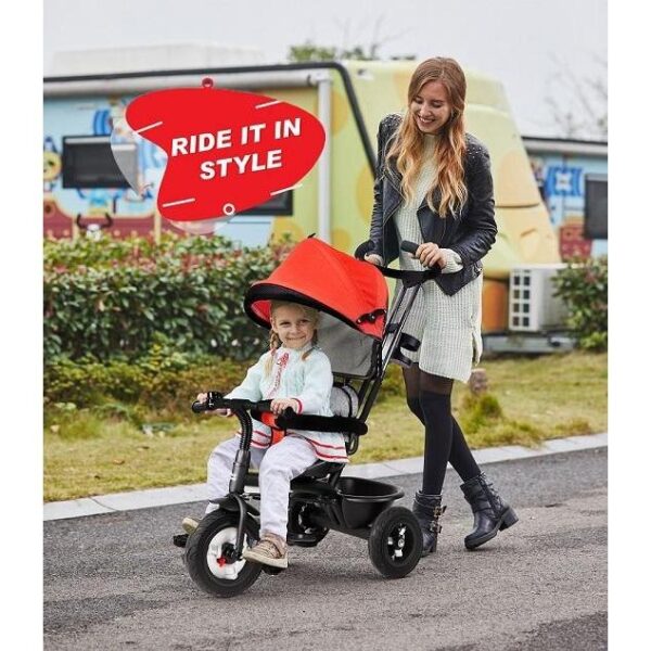 R For Rabbit – Tiny Toes Sportz Tricycle (Red) - Image 2