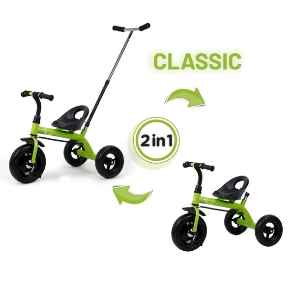 R For Rabbit – Tiny Toes Lite Tricycle (Green) - Image 2