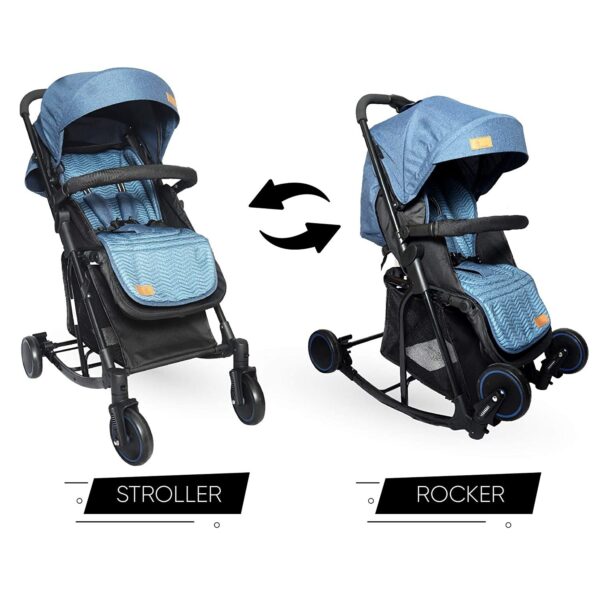 R For Rabbit – Rock N Roll Stroller(Blue) - Image 2