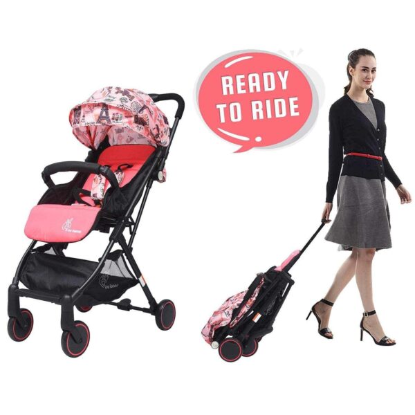 R For Rabbit – Pocket Stroller Lite   (Pink) - Image 2