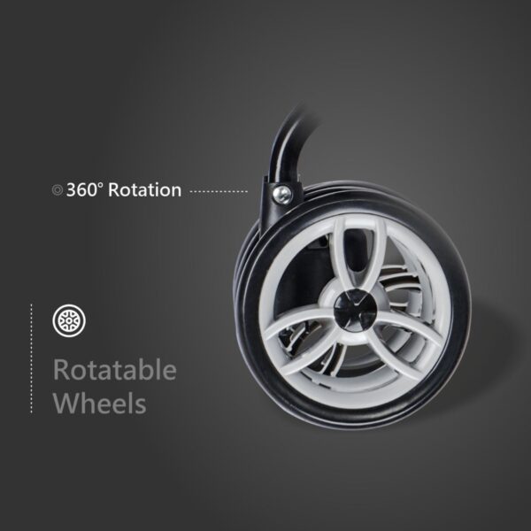 R For Rabbit – Pixie Buggy Stroller (Black Grey) - Image 2