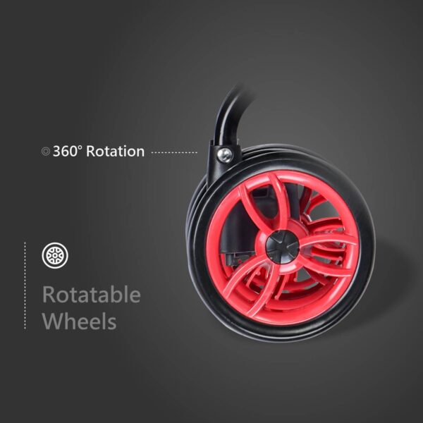 R For Rabbit – Pixie Buggy Stroller (Red Grey) - Image 2