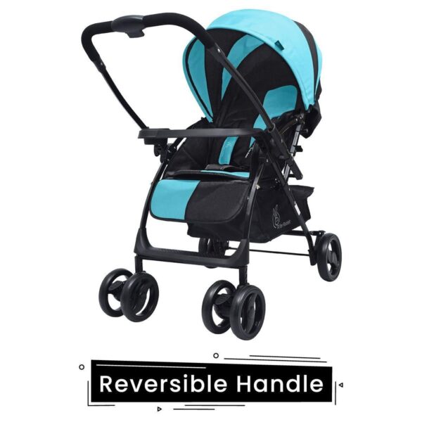 R For Rabbit – Cuppy Cake Grand Stroller (Blue Black) - Image 2
