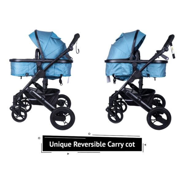 R For Rabbit – Hokey Pokey Lite Stroller (Blue) - Image 2