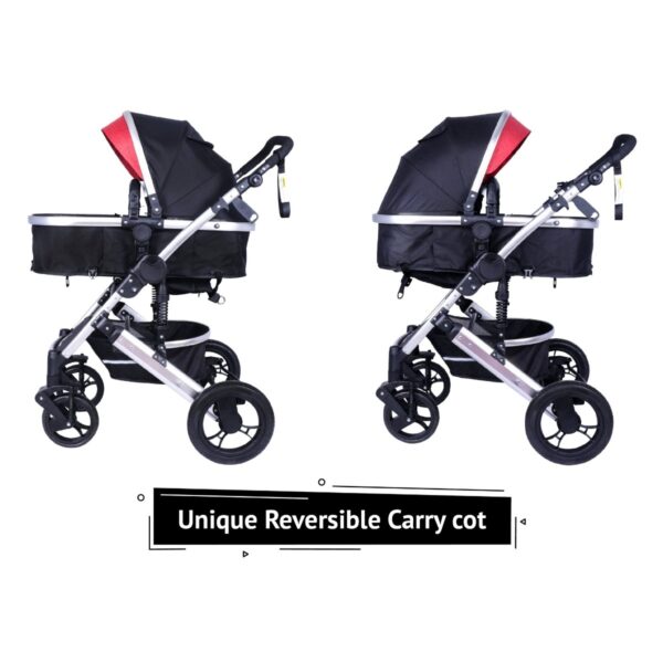 R For Rabbit – Hokey Pokey Lite Stroller  (Red) - Image 2