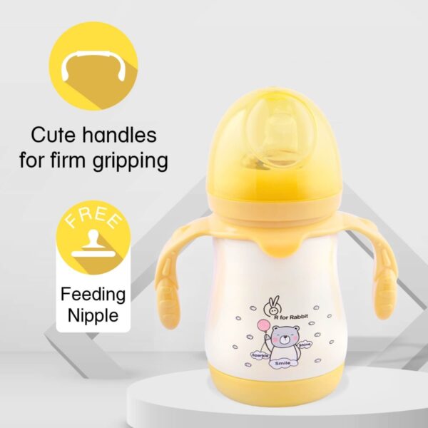 R For Rabbit – Steebo Teddy SS Feeding Bottle 210 ML (Yellow) - Image 2
