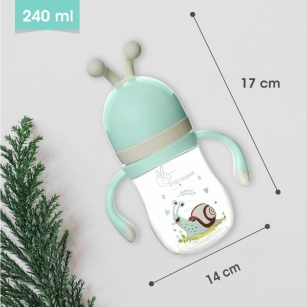 R For Rabbit – Bunny Baby Spout Sippy Cup (Green) - Image 2