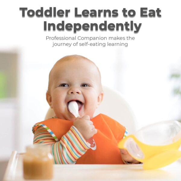 R For Rabbit – Safe Feed Duo Spoon Set (Orange) - Image 2