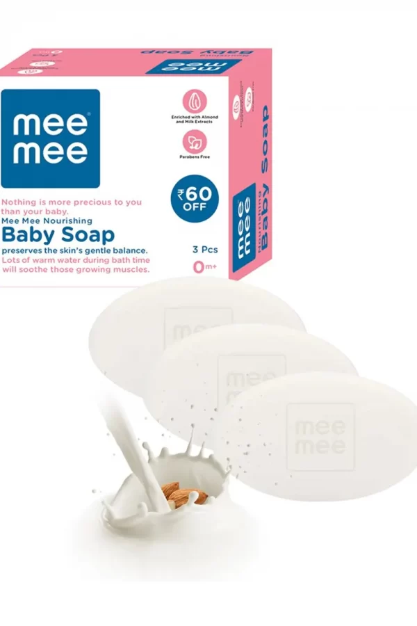 Mee Mee Nourishing Baby Wellness Soap (Pack Of 3)