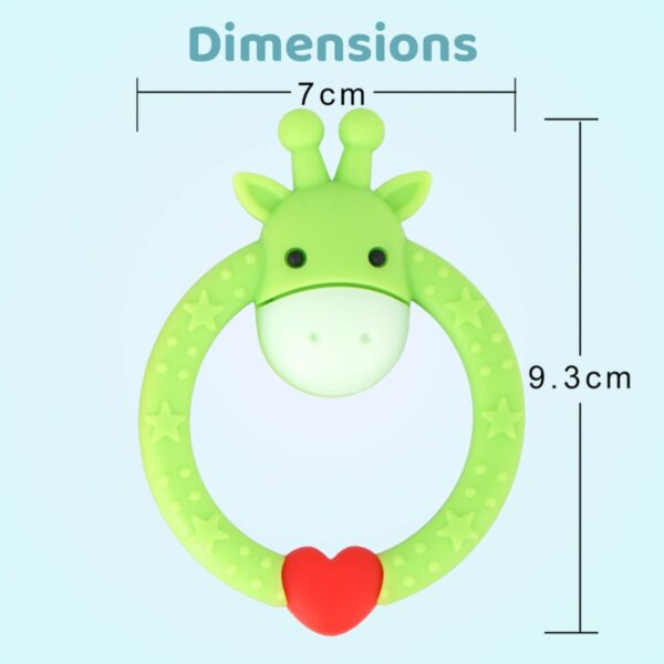 R For Rabbit – Giraffe Teether (Green) - Image 2