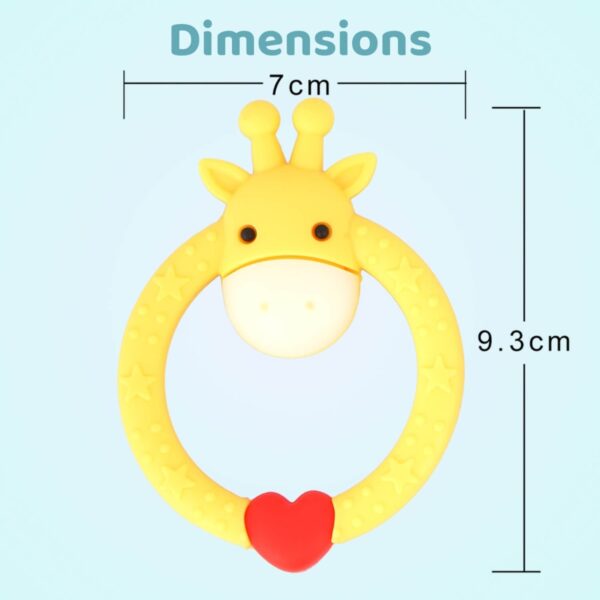 R For Rabbit – Giraffe Teether(Yellow) - Image 2