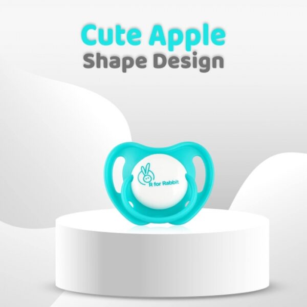 R For Rabbit – Apple Pacifier Size L (Blue) - Image 2