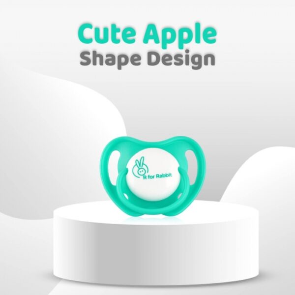 R For Rabbit – Apple Pacifier Size L (Green) - Image 2