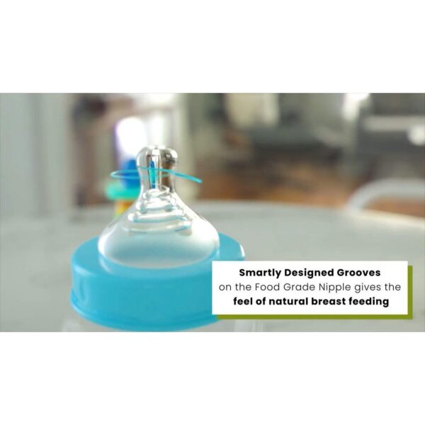 R For Rabbit – First feed 150 ml PP Feeding Bottle (Lake Blue) - Image 3