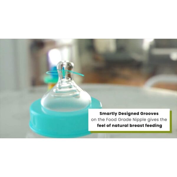 R For Rabbit – First feed 150 ml PP Feeding Bottle (Sea Green) - Image 3