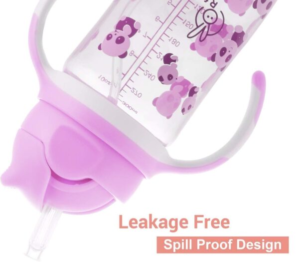 R For Rabbit – Bubble Sipper Bottle (Pink) - Image 3
