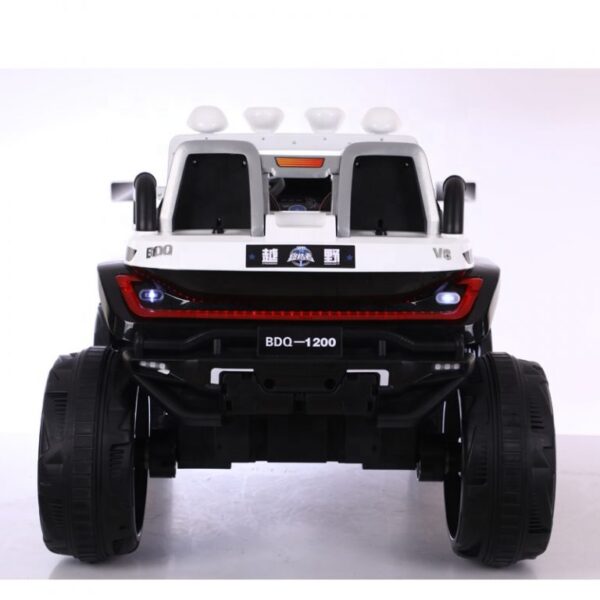 BDQ1200 Battery Operated 2 seater Safe Jumbo Hummer jeep for kids (WHITE) - Image 2