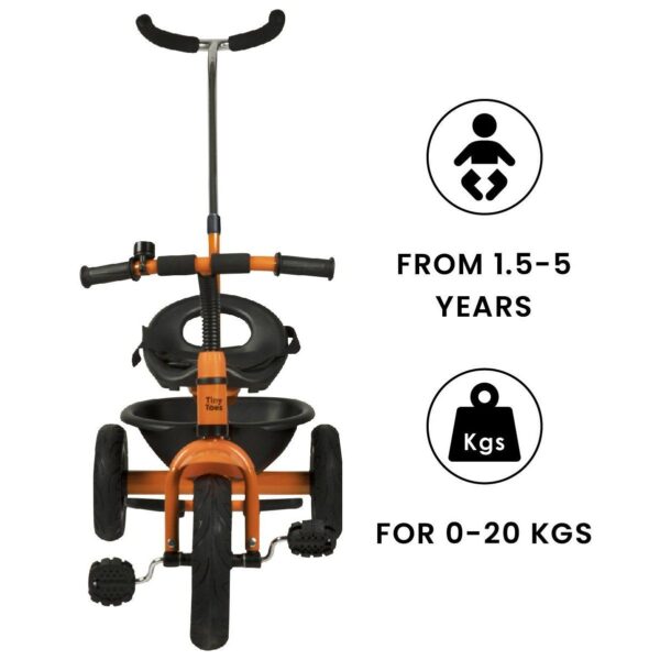 R For Rabbit – Tiny Toes Grand Tricycle (Orange) - Image 3