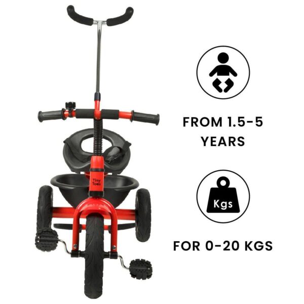 R For Rabbit – Tiny Toes Grand Tricycle (Red) - Image 3