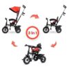 R For Rabbit – Tiny Toes Sportz Tricycle (Red) - Image 3