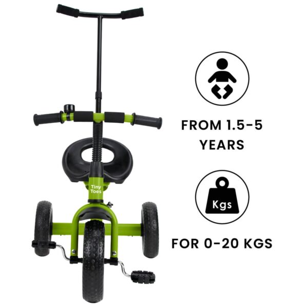 R For Rabbit – Tiny Toes Lite Tricycle (Green) - Image 3