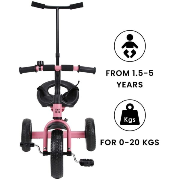 R For Rabbit – Tiny Toes Lite Tricycle (Pink) - Image 3