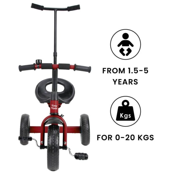 R For Rabbit – Tiny Toes Lite Tricycle (Red) - Image 3