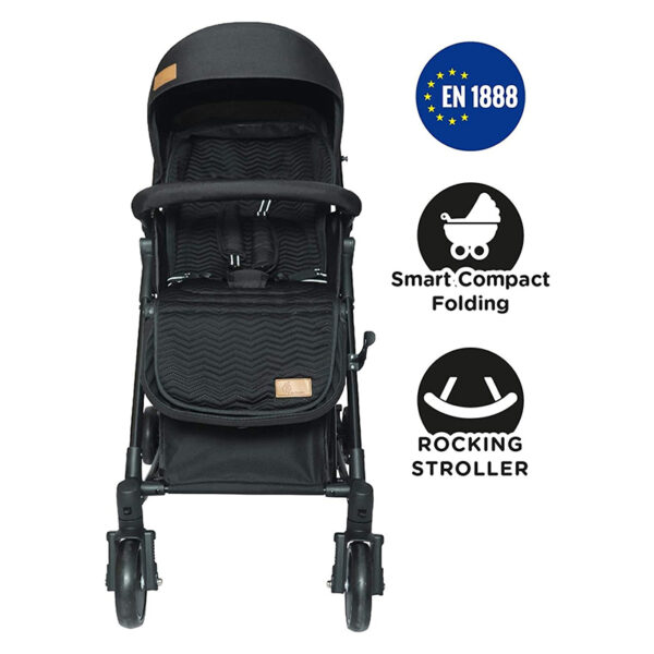 R For Rabbit – Rock N Roll Stroller (Black) - Image 4