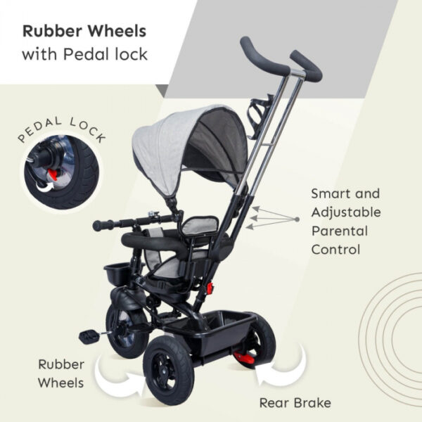 R For Rabbit –Tiny Toes Sportz Plus (Light Grey) - Image 3