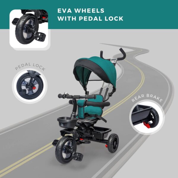 R For Rabbit –  Tiny Toes Sportz Ace (Bottle Green) - Image 3